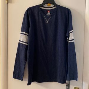 MEN'S Medium Hanes Long Sleeve Shirt NWT